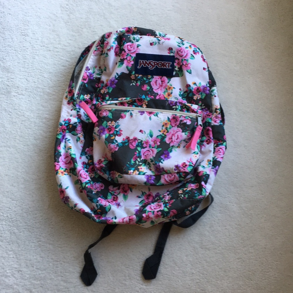 Floral jansport backpack